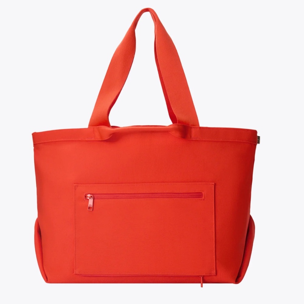 NWT Beis Travel Tote in Flame Orange - Picture 3 of 8